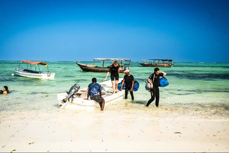 Buceo en el Atolón Mnemba