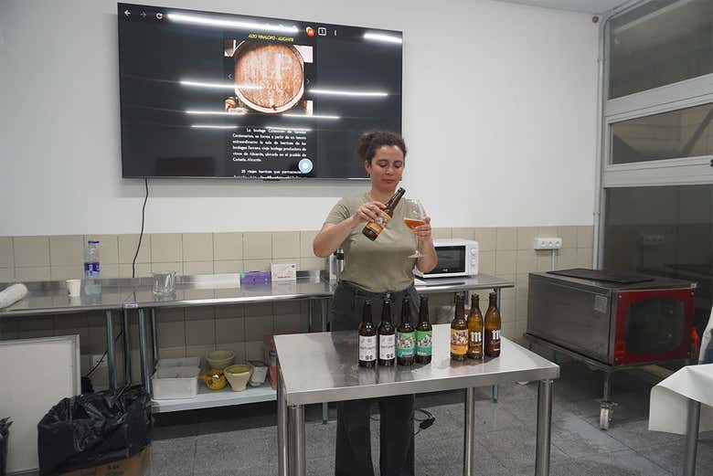 Cata de cervezas en Tabarca