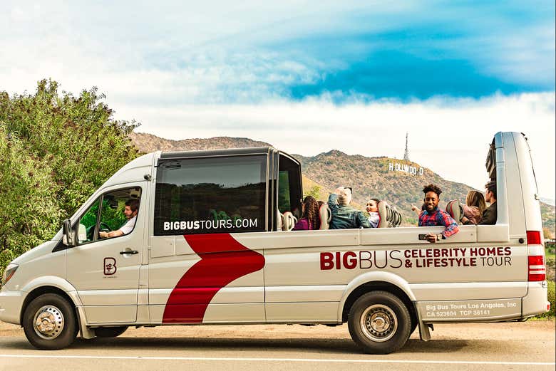 Autobús turístico Big Bus + Tour de las Casas de los Famosos