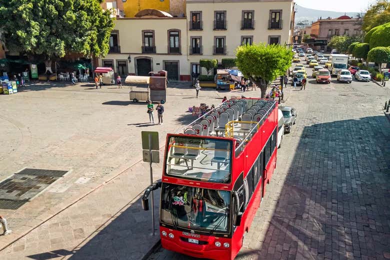 Tour en el Querebús, el autobús turístico de Querétaro