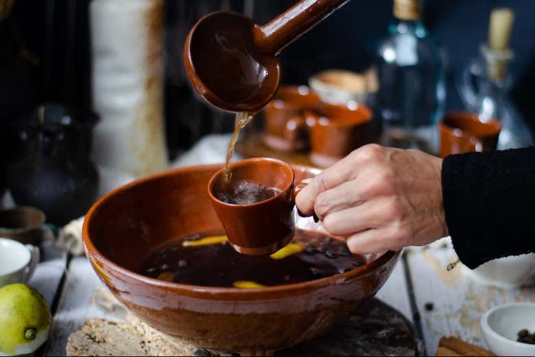 Queimada en Santiago de Compostela