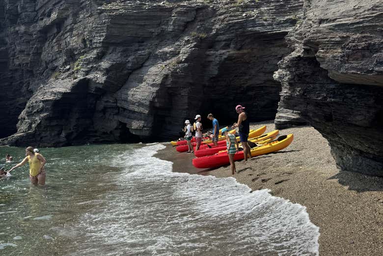 Tour en kayak por Calblanque
