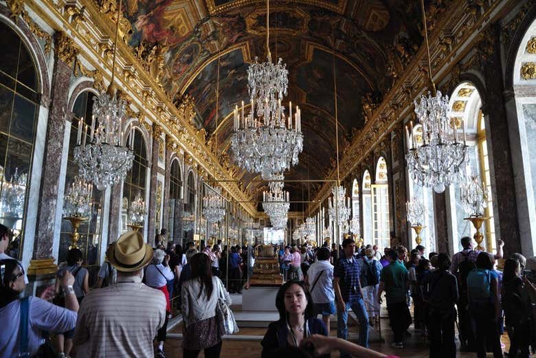 Excursión al Palacio de Versalles en tren