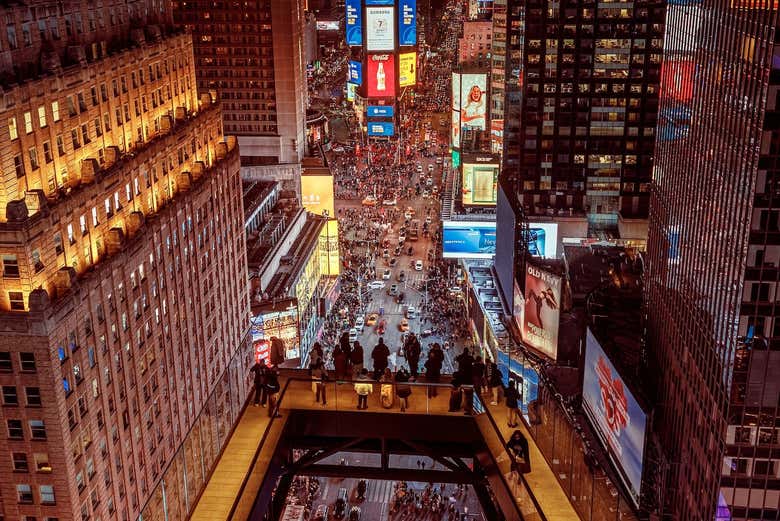 Entradas al mirador One Times Square