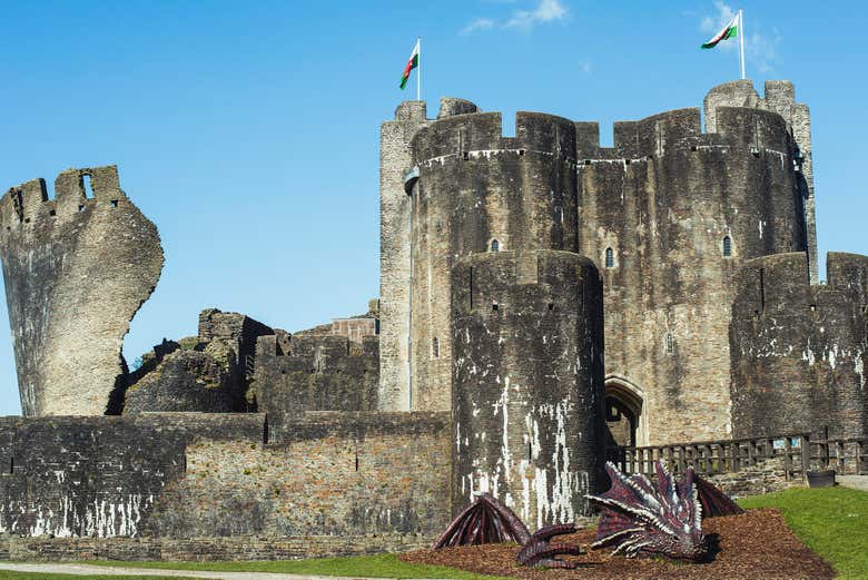 Castillos de Gales y Parque Nacional Bannau Brycheiniog + Tren de vapor