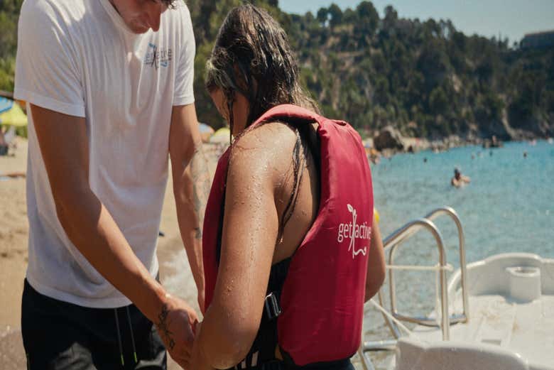 Actividades acuáticas en Tossa de Mar