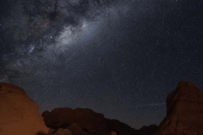 Observación de estrellas en la Quebrada de las Conchas