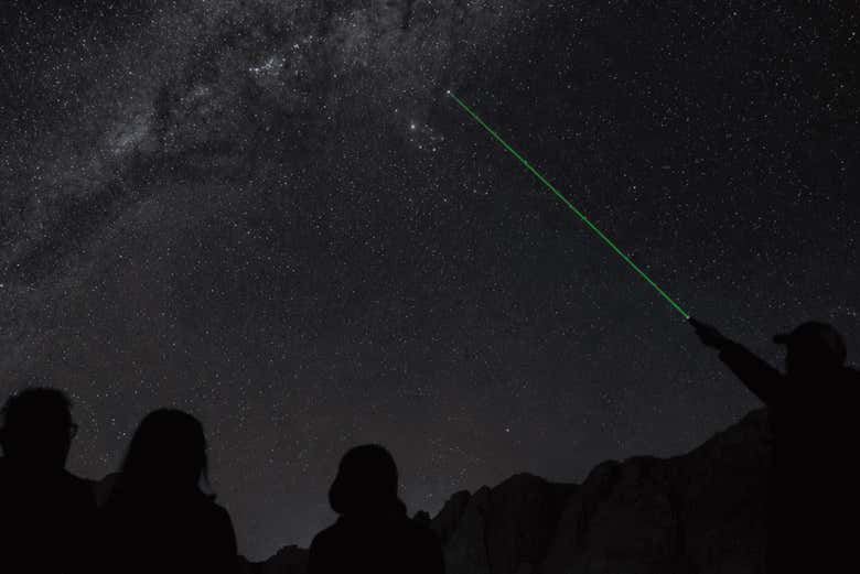Observación de estrellas en la Quebrada de las Conchas