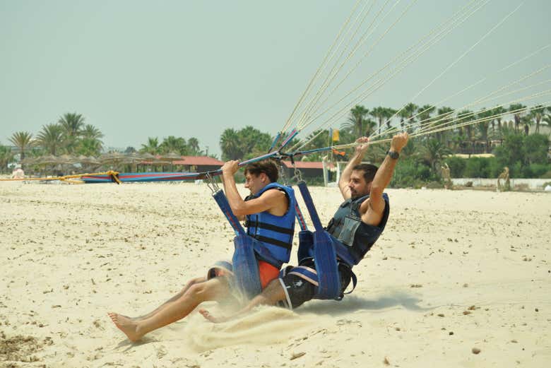 Parasailing en Hammamet