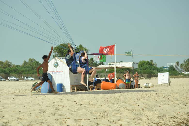 Parasailing en Hammamet