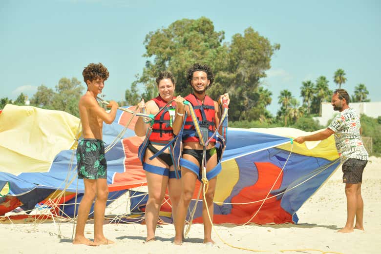 Parasailing en Hammamet