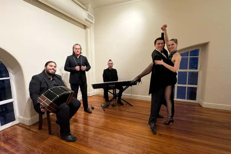 Espectáculo de tango en el Palacio Barolo