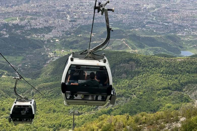 Entrada al teleférico del monte Dajti + Traslado desde el hotel