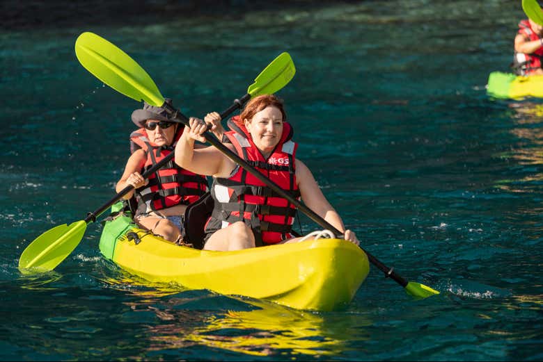 Kayak y snorkel por Los Gigantes