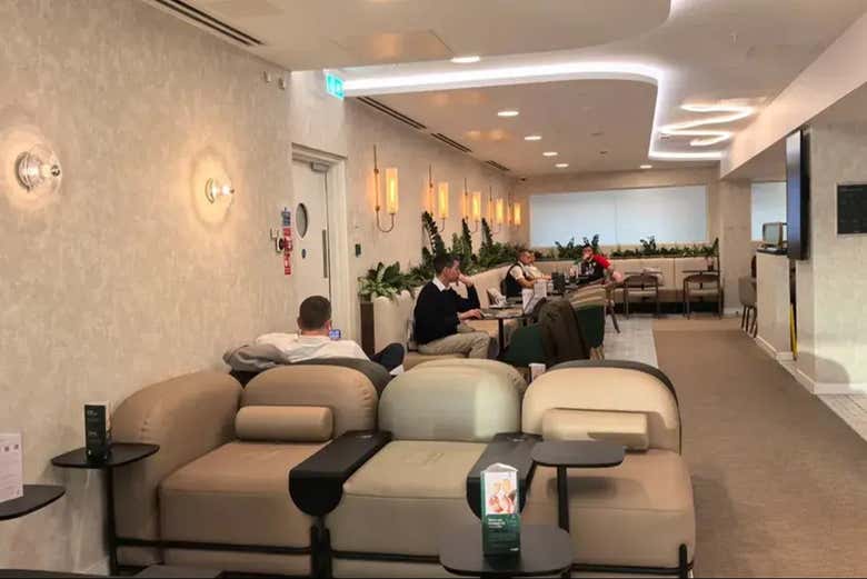Acceso a la sala VIP del aeropuerto de Edimburgo