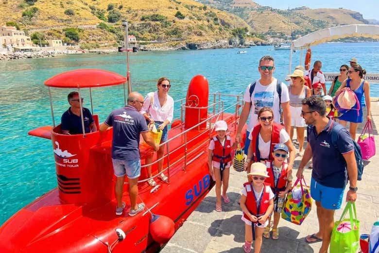 Paseo en semisubmarino por Taormina