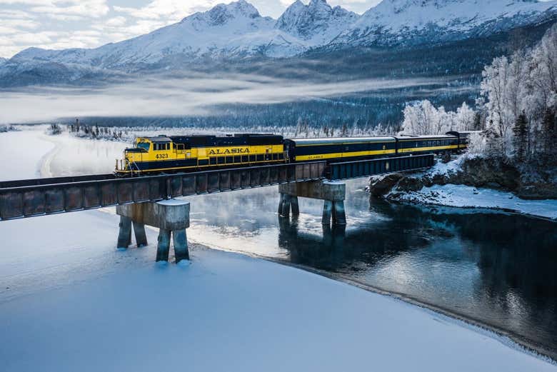 Aurora Winter Train, el tren entre Anchorage y Fairbanks