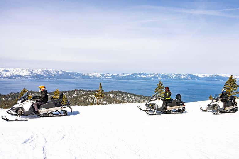 Paseo en moto de nieve por el lago Tahoe - Galería 1