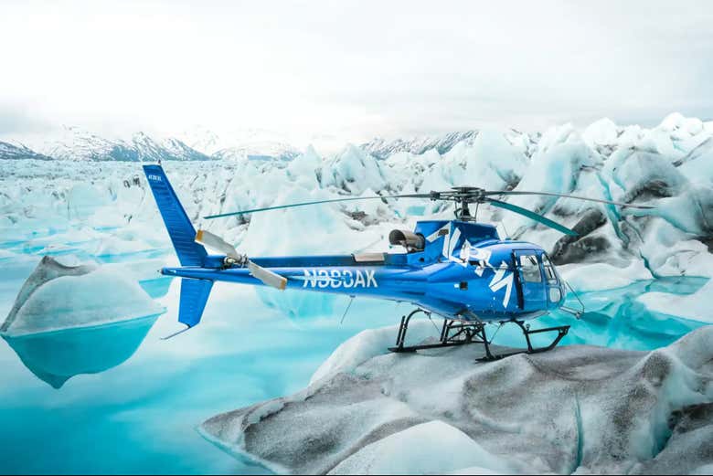 Vuelo en helicóptero + Paddleboard entre icebergs por Seward - Galería 1