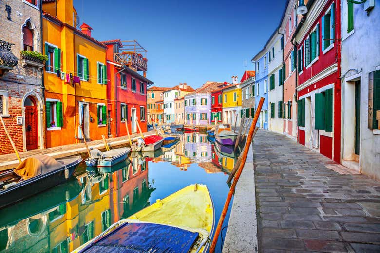 Excursión a Burano, Murano y Torcello por libre