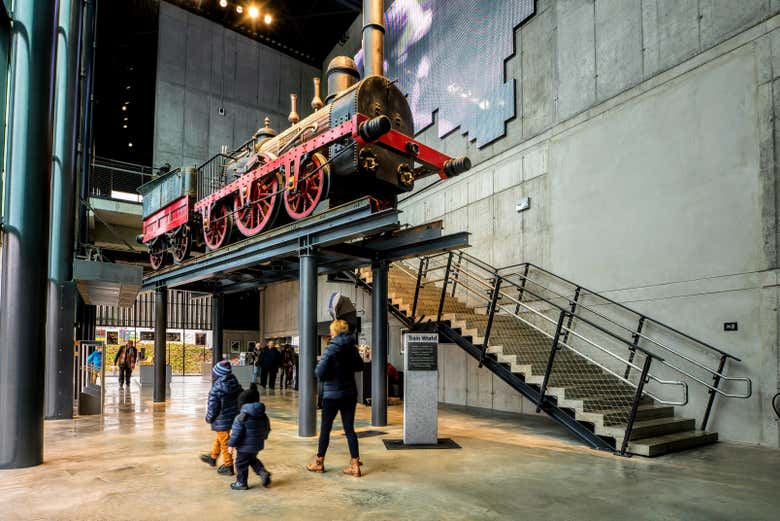 Entrada a Train World, el Museo del Tren de Bruselas