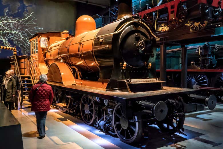 Entrada a Train World, el Museo del Tren de Bruselas