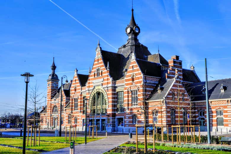 Entrada a Train World, el Museo del Tren de Bruselas