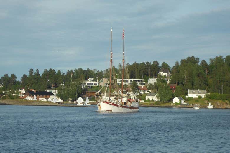Paseo en barco por el fiordo de Oslo y la península de Bygdøy
