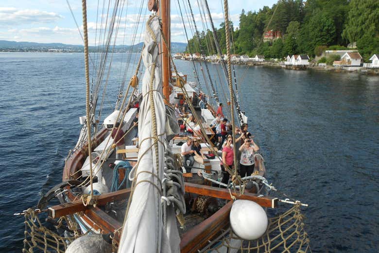 Paseo en barco por el fiordo de Oslo y la península de Bygdøy