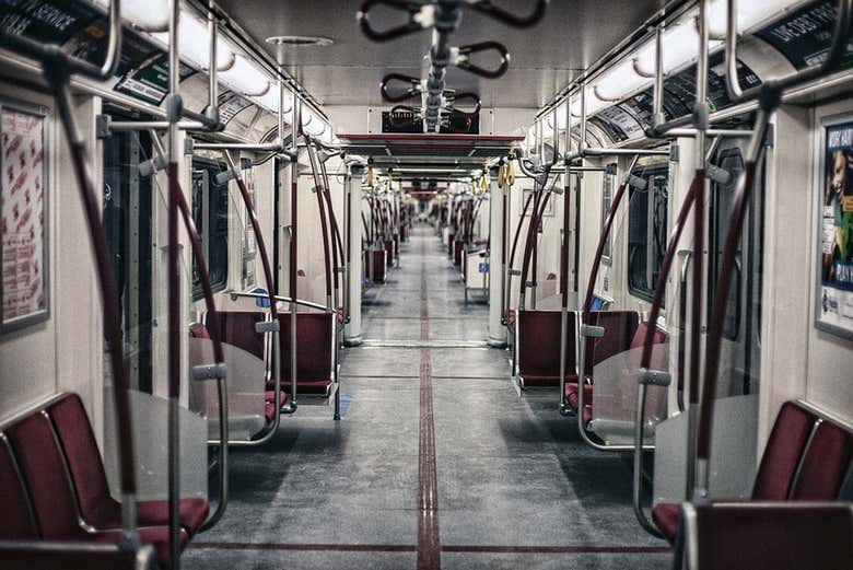 Tren MTR Express al aeropuerto de Hong Kong