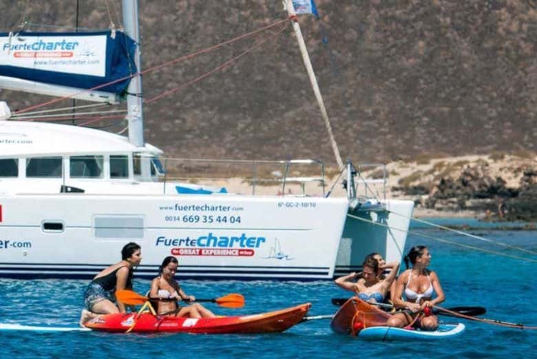 Excursión a la isla de Lobos en catamarán