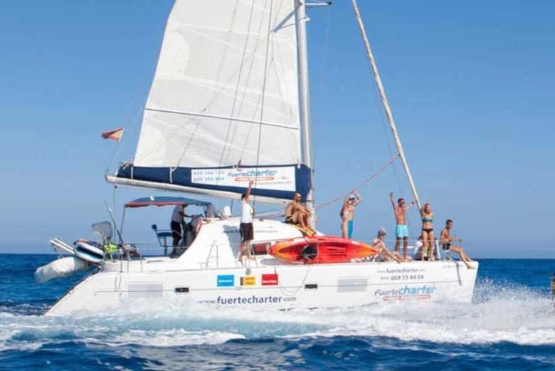Excursión a la isla de Lobos en catamarán