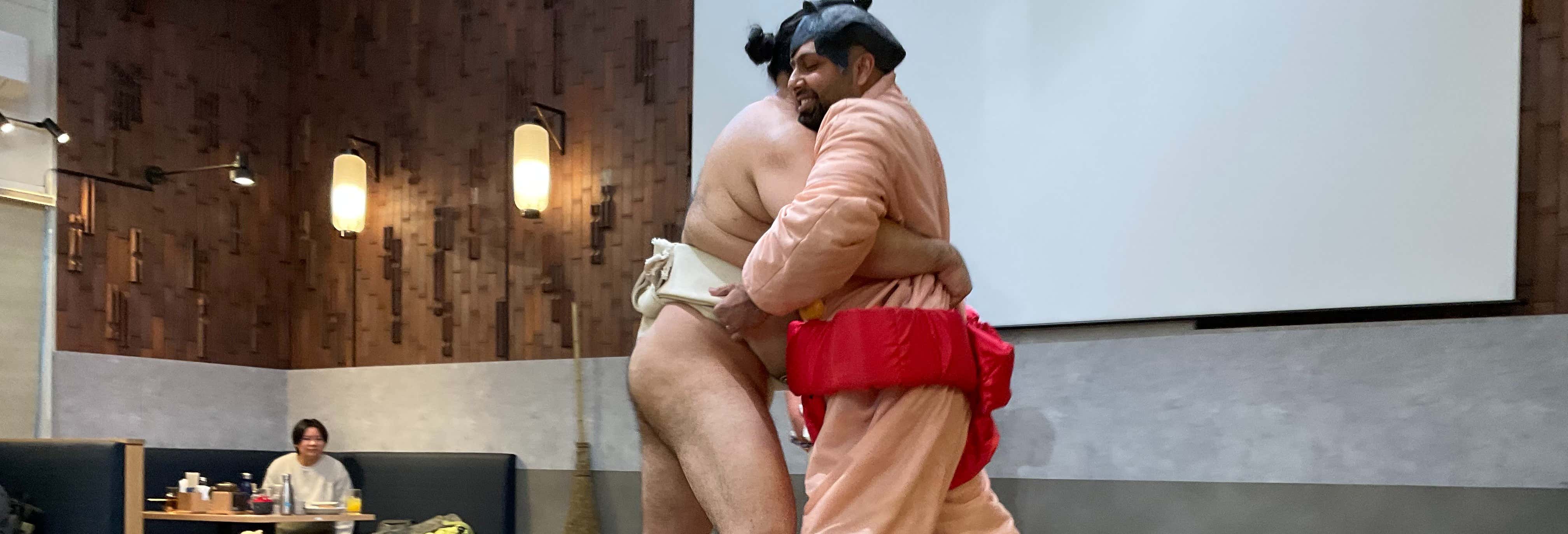 Entrada a un entrenamiento de sumo