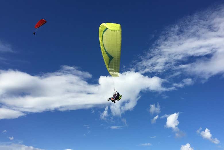 Vuelo en parapente por Medellín
