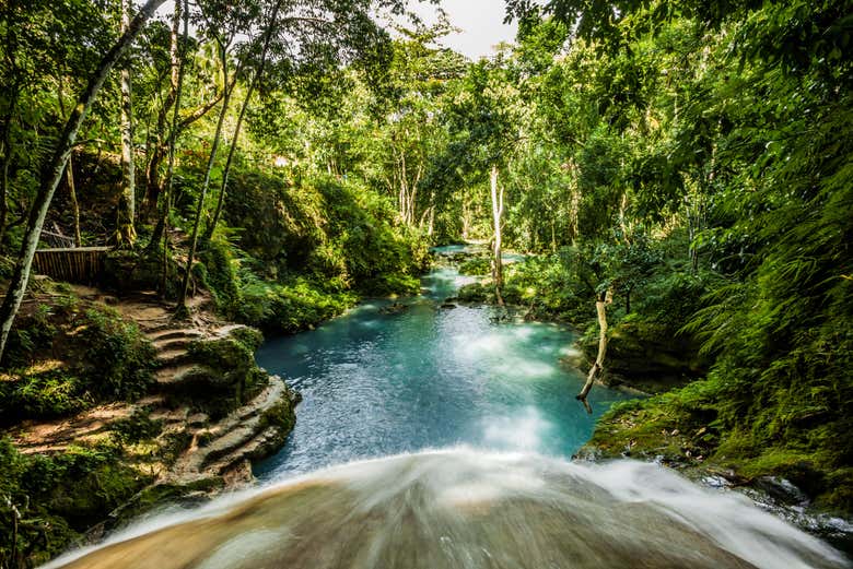 Cascadas del río Dunn y Agujero Azul