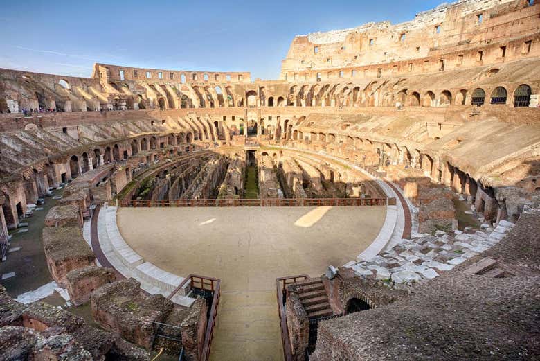Tour por el Coliseo con acceso a la Arena + Visita al Foro y Palatino