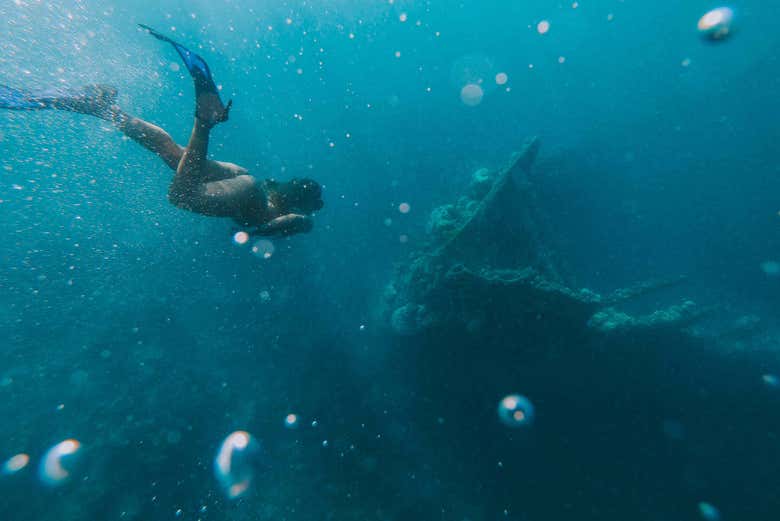 Tour por el lago Kayangan, Lagunas Gemelas y Skeleton Wreck