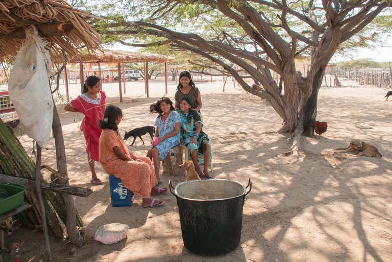 Visita a una ranchería wayúu