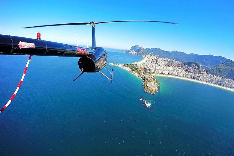 Paseo privado en helicóptero por Río de Janeiro