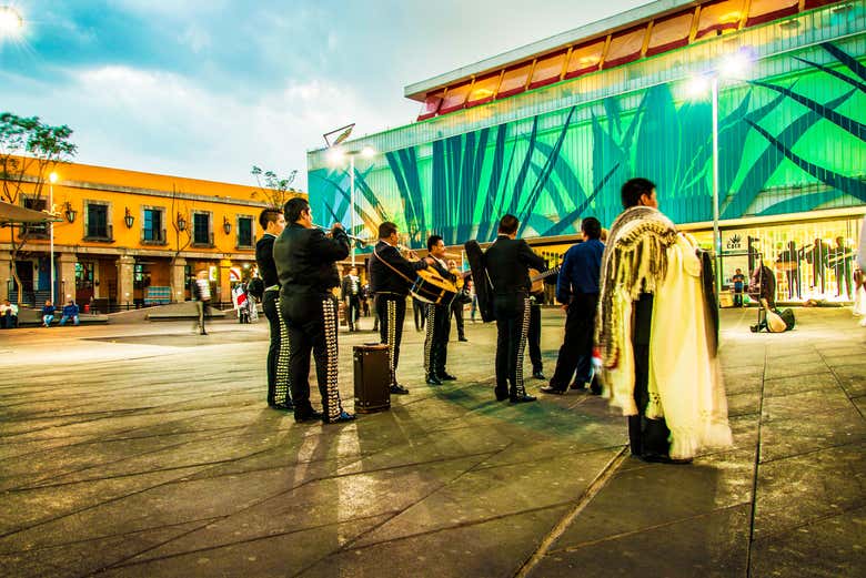 Espectáculo de mariachis en la Plaza Garibaldi