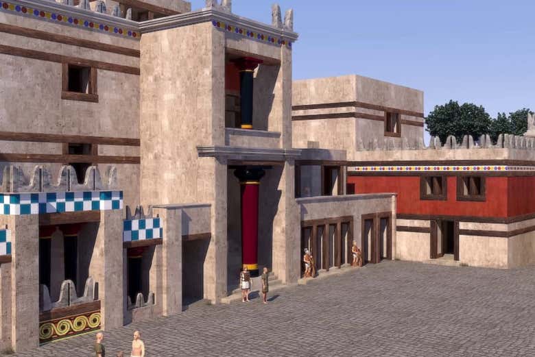 Entrada al Minoan's World