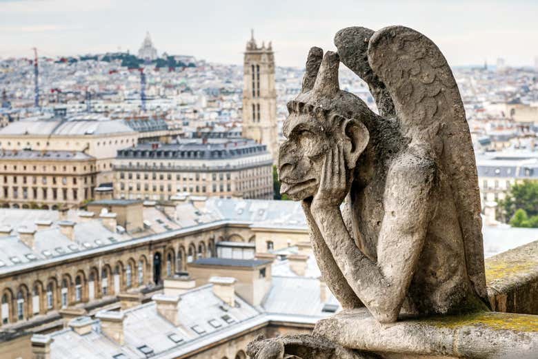 Tour por la isla de la Cité y el exterior de la catedral de Notre Dame
