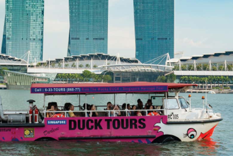Tour en autobús anfibio por Singapur