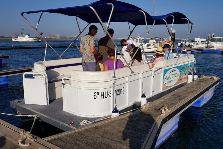 Paseo en barco por la ría de Punta Umbría al atardecer - Galería 1