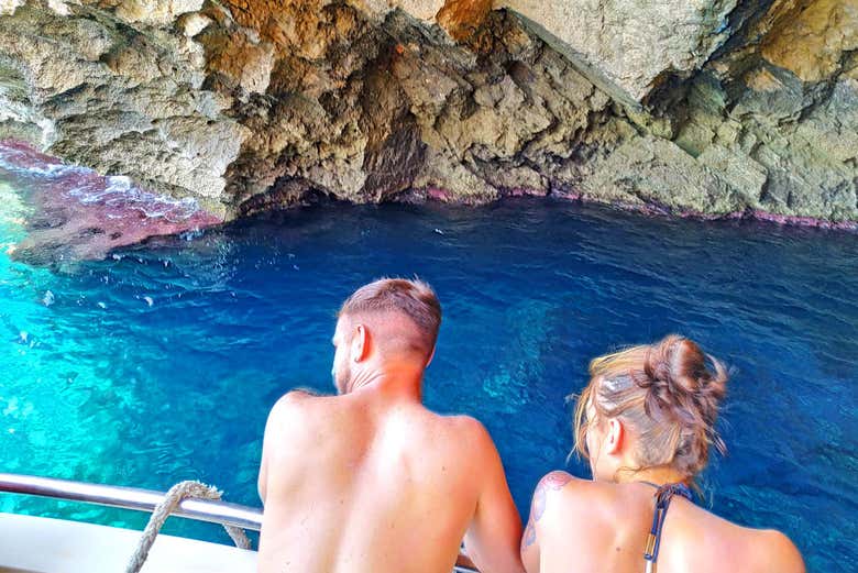 Paseo en barco por las calas de Formentera