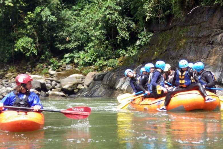 Rafting en el río Pastaza