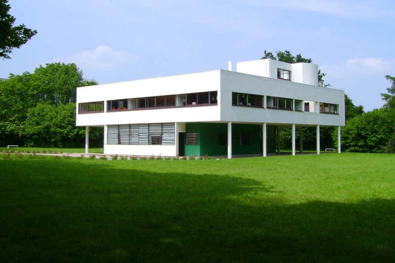 Entrada a Villa Savoye