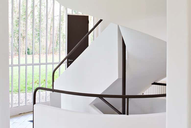 Entrada a Villa Savoye