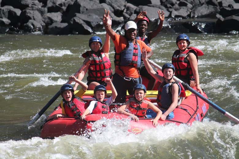 Rafting en el río Zambezi