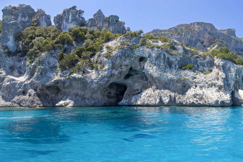 Excursión en lancha por el golfo de Orosei